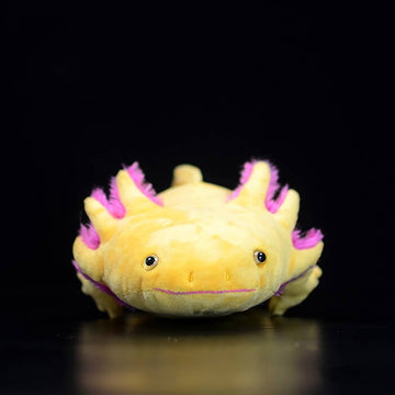 Realistic Yellow Axolotl Stuffed Animal Plush Toy